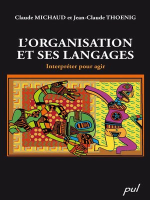 cover image of L'organisation et ses langages